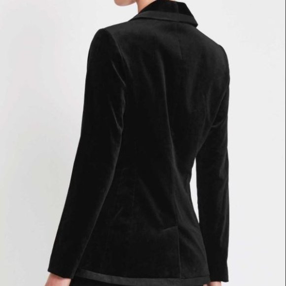 FRAME Fitted Velvet Jacket NWT - Picture 4 of 4